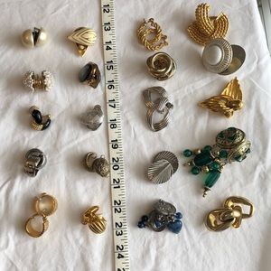 Vintage Earrings Lot of 20